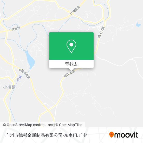 广州市德邦金属制品有限公司-东南门地图