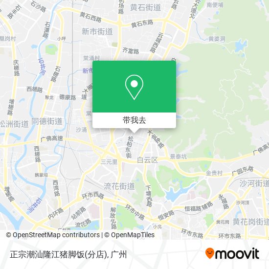 正宗潮汕隆江猪脚饭(分店)地图