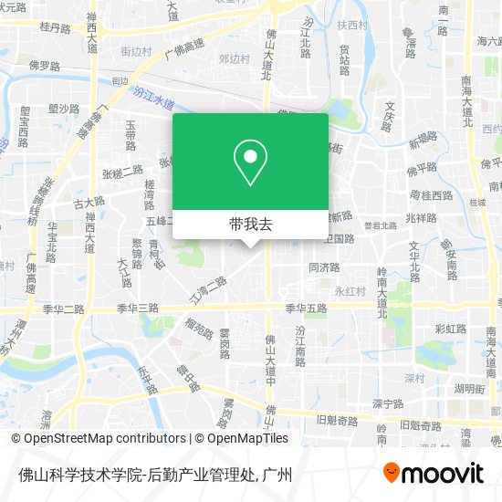 佛山科学技术学院-后勤产业管理处地图