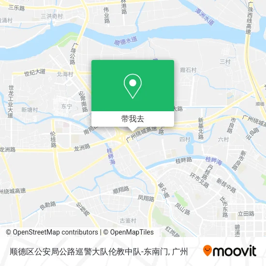 顺德区公安局公路巡警大队伦教中队-东南门地图