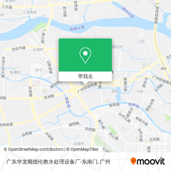 广东华龙顺德伦教水处理设备厂-东南门地图
