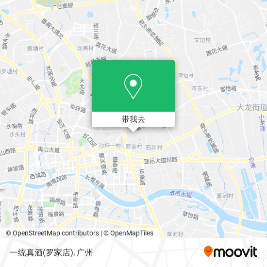 一统真酒(罗家店)地图