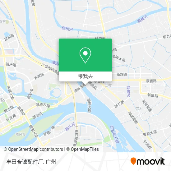 丰田合诚配件厂地图