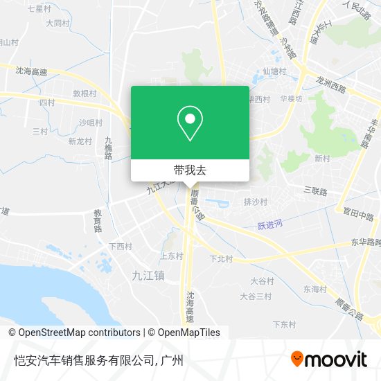 恺安汽车销售服务有限公司地图