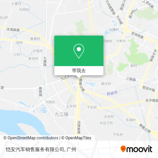 恺安汽车销售服务有限公司地图