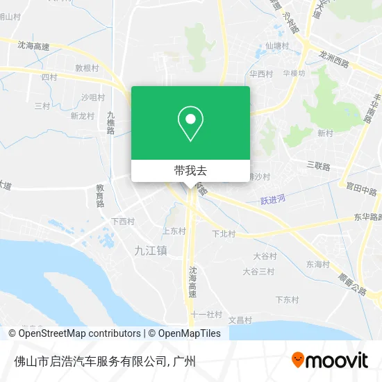 佛山市启浩汽车服务有限公司地图