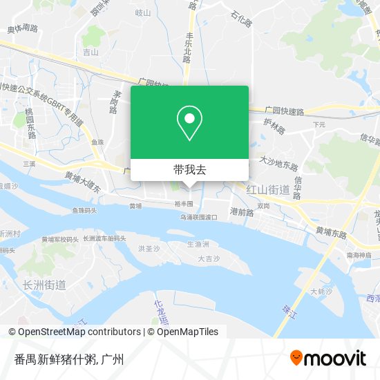 番禺新鲜猪什粥地图