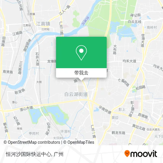 恒河沙国际快运中心地图