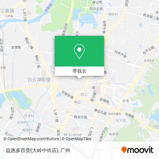 益惠多百货(大岭中街店)地图