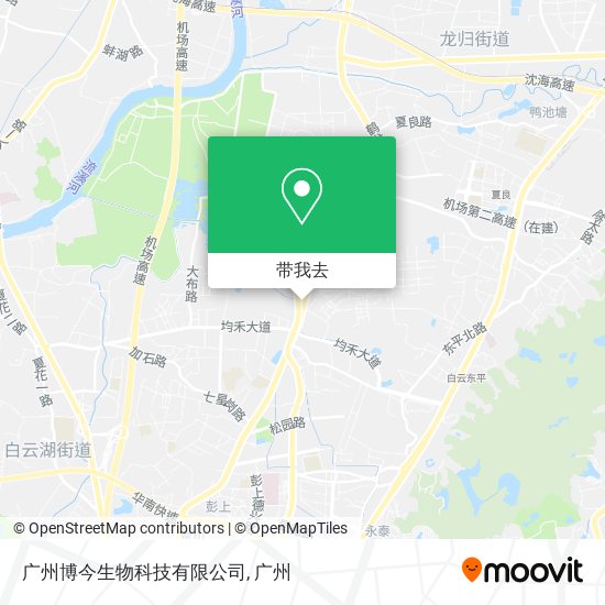 广州博今生物科技有限公司地图