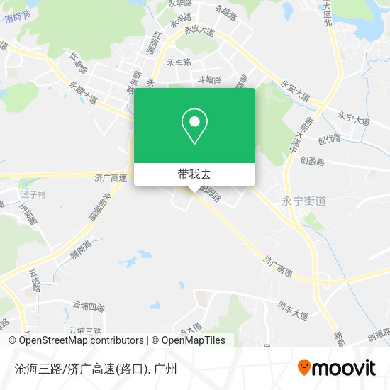 沧海三路/济广高速(路口)地图