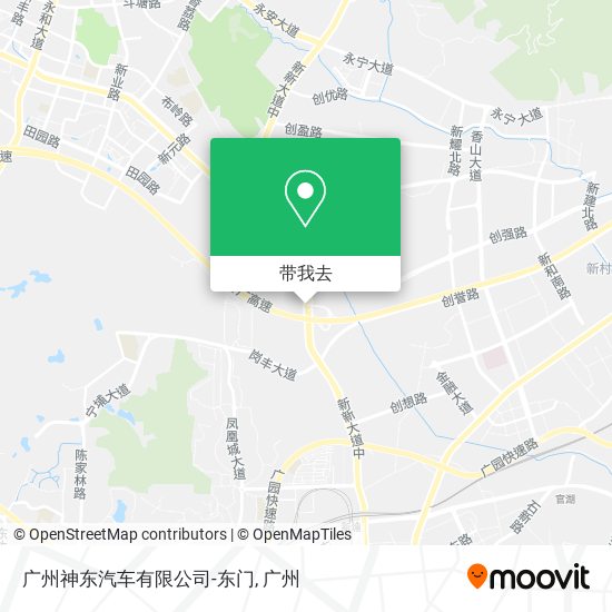 广州神东汽车有限公司-东门地图
