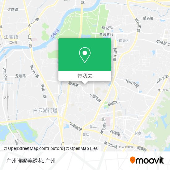 广州唯妮美绣花地图