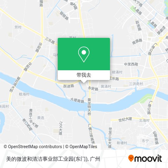 美的微波和清洁事业部工业园(东门)地图