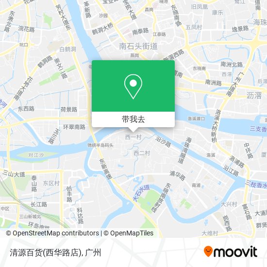 清源百货(西华路店)地图