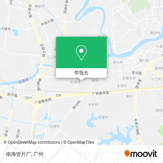 南海管片厂地图