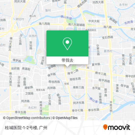 桂城医院-1-2号楼地图