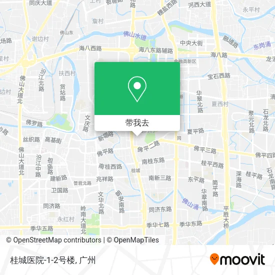 桂城医院-1-2号楼地图