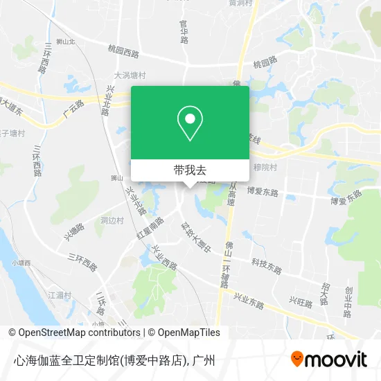 心海伽蓝全卫定制馆(博爱中路店)地图