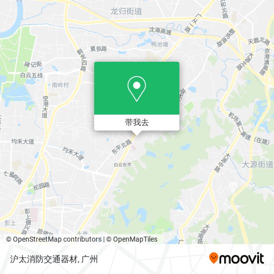 沪太消防交通器材地图