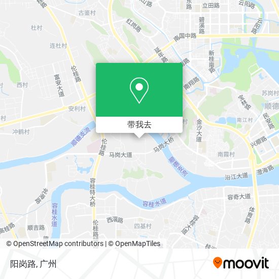 阳岗路地图