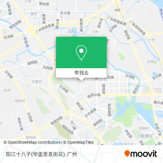 阳江十八子(华盖里直街店)地图