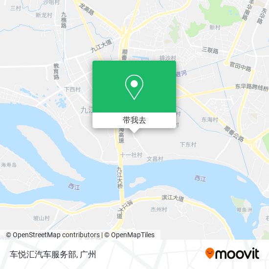 车悦汇汽车服务部地图