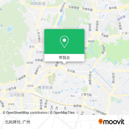 元岗牌坊地图
