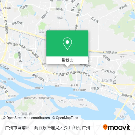 广州市黄埔区工商行政管理局大沙工商所地图