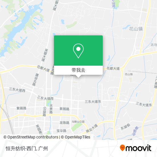恒升纺织-西门地图