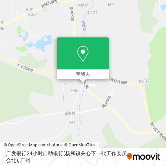 广发银行24小时自助银行(杨和镇关心下一代工作委员会北)地图