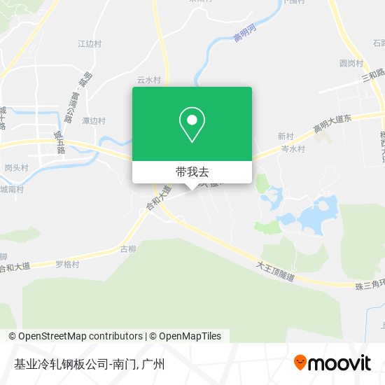 基业冷轧钢板公司-南门地图
