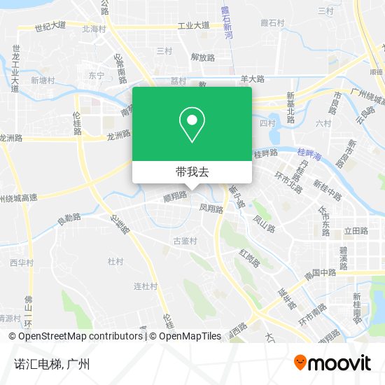 诺汇电梯地图