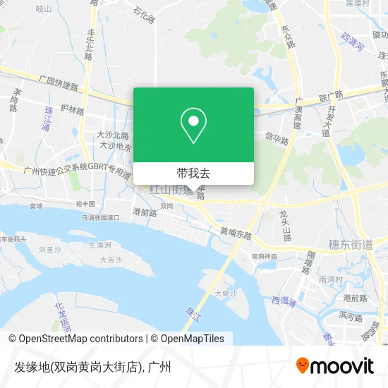 发缘地(双岗黄岗大街店)地图
