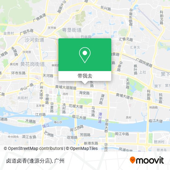 卤道卤香(逢源分店)地图