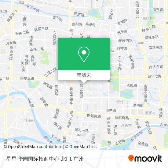 星星·华园国际招商中心-北门地图