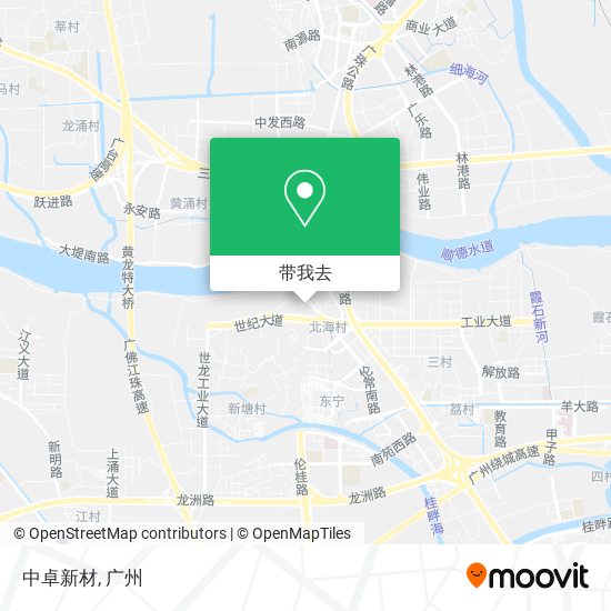 中卓新材地图