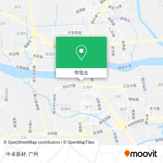 中卓新材地图