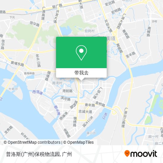 普洛斯(广州)保税物流园地图