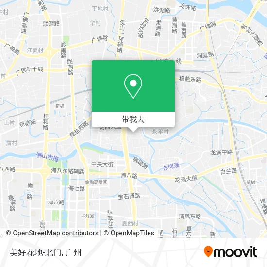 美好花地-北门地图