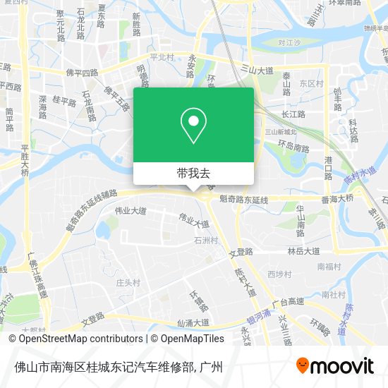 佛山市南海区桂城东记汽车维修部地图