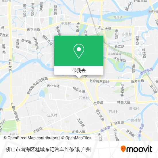 佛山市南海区桂城东记汽车维修部地图