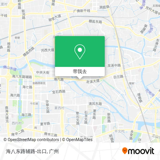 海八东路辅路-出口地图