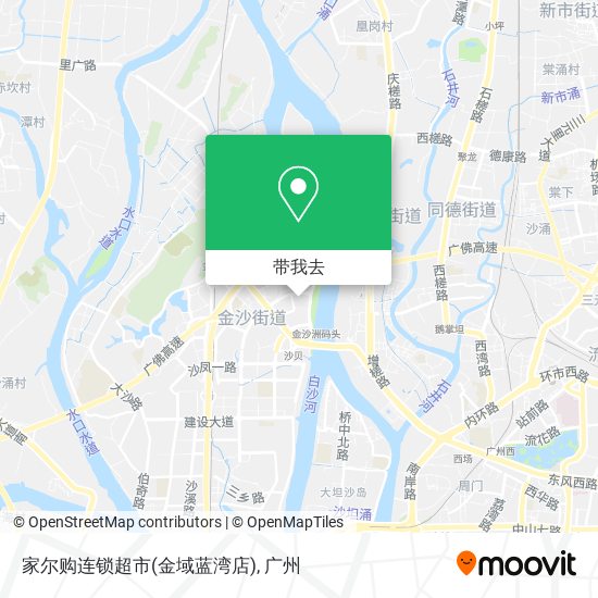 家尔购连锁超市(金域蓝湾店)地图