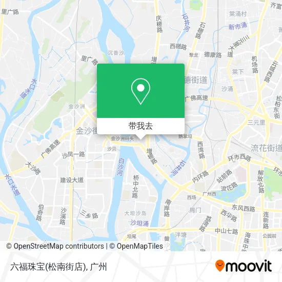 六福珠宝(松南街店)地图