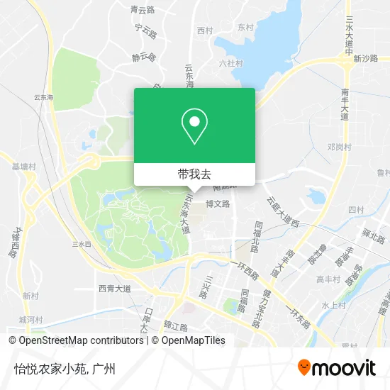 怡悦农家小苑地图