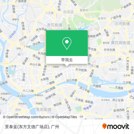 景泰蓝(东方文德广场店)地图
