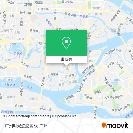 广州时光悠悠客栈地图