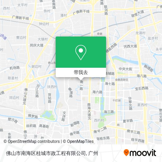 佛山市南海区桂城市政工程有限公司地图