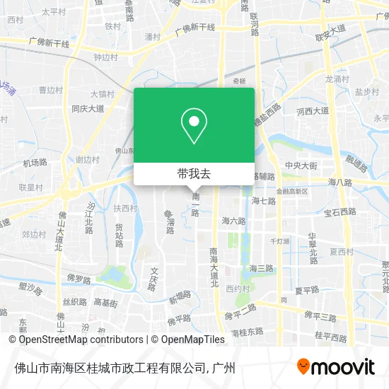 佛山市南海区桂城市政工程有限公司地图
